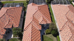 Clay tile roof replacement 